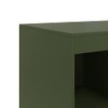 vidaXL Vysoká skrinka olivovozelená 67x39x95 cm oceľová