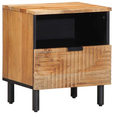 vidaXL Nočný stolík 40x33x46 cm masívne drevo akácia