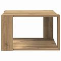 vidaXL Konferenčný stolík Remeselný dub 51,5 x 51,5 x 30 cm