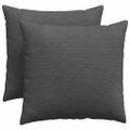 vidaXL Vankúše na pohovku 2 pcs Tmavo šedá 50 x 50 cm