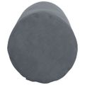 vidaXL Podložkové vankúše 2 pcs Tmavo šedá Ø 25 x 70 cm