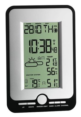 35.1134.10 TFA MULTY Bezdrôtová meteostanica, čierno-strieborná