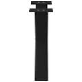 vidaXL Nohy konferenčného stolíka v tvare X, 2 ks, čierne, 60 x (42-43) cm, oceľové