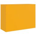 vidaXL Komoda horčicovožltá 67x39x73 cm oceľ