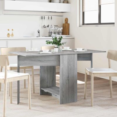 vidaXL Jedálenský stôl 138 x 70 x 73,5 cm Kompozitné drevo Sivý Sonoma
