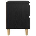 vidaXL Skriňa pod posteľ Čierny dub 40 x 35 x 50 cm Kompozitné drevo