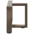 vidaXL Nohy konferenčného stolíka v tvare T, 2 ks, čierne, 50x25x(30-31) cm, oceľové