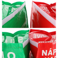 Taška na triedený odpad SORT EASY PLASTIC, 30x30x40 cm, 36 l SIXTOL