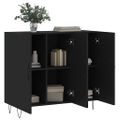 vidaXL Komoda biela 90x34x80 cm kompozitné drevo