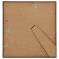 vidaXL Fotorámiky na stenu alebo stôl 3 ks bronzové 50x50 cm MDF