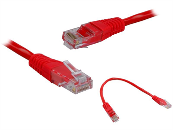 UTP Patch kábel Lexton RJ45 CAT5E 0,25 m 8P8C 1:1 Červená UTP Patch kabel Lexton RJ45 CAT5E 0,25m 8P8C 1:1 Červená