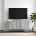 vidaXL Nástenná TV skrinka 78,5 x 41 x 30 cm Sivá sonoma
