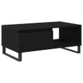 vidaXL Konferenčný stolík Čierny dub 90 x 50 x 36,5 cm