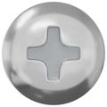 vidaXL Drevo skrutky 2 ks Strieborná M4 x 25 mm Oceľ