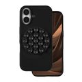 Silicone Stick puzdro na iPhone 16 6,1" čierne
