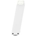 vidaXL Nohy konferenčného stolíka v tvare U, 2 ks, biele, 50 x (30-31) cm, oceľové