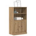 vidaXL Vysoká skrinka dub artisian 60x35,5x103,5 cm kompozitné drevo