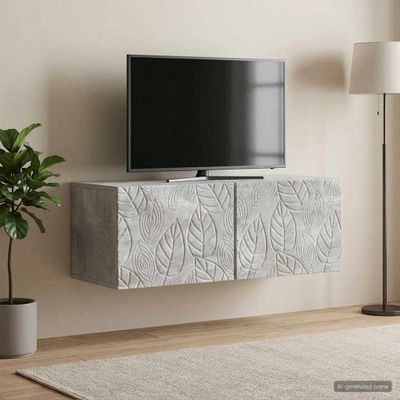 vidaXL Nástenná TV skrinka 59,5 x 41 x 30 cm Betónovo sivá