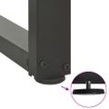 vidaXL Nohy konferenčného stolíka v tvare T, 2 ks, antracitové, 70x25x(30-31) cm, oceľ