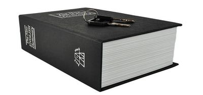 Trezor kniha ISO 6148, 18x11, 5x5, 6cm, čierna Trezor kniha ISO 6148, 18x11,5x5,6cm, čierna