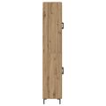 vidaXL Highboard Remeselný dub 69,5 x 34 x 180 cm Kompozitné drevo