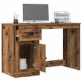 vidaXL Stôl Staré drevo 50 x 115 x 75 cm Kompozitné drevo