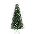 vidaXL Umelý vianočný stromček Zelená 210 cm PE a PVC