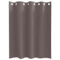 vidaXL Záclony na zatemnenie s krúžkami 2 ks Tmavohnedá 140 x 140 cm