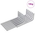 vidaXL Šesťhranný kľúč 4675 ks Strieborná 20 x 52 mm Oceľ