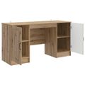 vidaXL Stôl Dub artisan 142,5 x 50 x 75 cm Kompozitné drevo