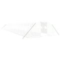 vidaXL Fóliovník s oceľovým rámom biely 72 m² 18x4x2 m