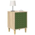 vidaXL Nočný stolík GELEEN 2 ks Dub sonoma 36 x 33 x 50 cm