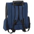vidaXL Vozík pre domáce zvieratá 3 v 1, dizajn, modrý 48x32x(57-106) cm, oxfordská látka