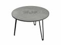 LC-M2-T-G Luma Concrete Table – Medium Grey, Tatry Relief, Glow