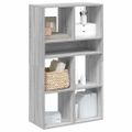 vidaXL Knižnica sivý dub sonoma 66x31x112 cm spracované drevo