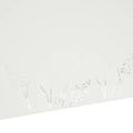 vidaXL Záhradný kvetináč Biela 100 x 20 x 49 cm Studený valcovaný oceľ