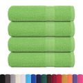 vidaXL Utierky na ruky FROGN 4 ks jablkovo zelené 50x100 cm 360 g/m²