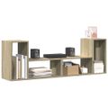 vidaXL TV skrinky 2 ks dub sonoma 75x30x50 cm kompozitné drevo