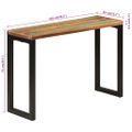 vidaXL Konzolový stolík 110x35x75 cm recyklované drevo