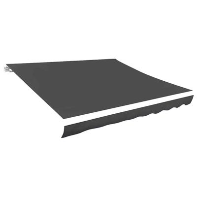 vidaXL Náhradná látka na markízu, sivá, 300x250 cm, polyester