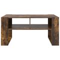 vidaXL Konferenčný stolík Dymová dub 92 x 53 x 45 cm Kompozitné drevo