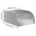 vidaXL Vodopád s LED 30x34x14 cm nehrdzavejúca oceľ 304