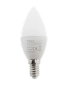 LED žiarovka Trixline 6W C35 E14 neutrálna biela 3 PACK
