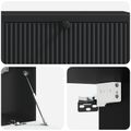vidaXL Nástenná TV skrinka Čierna 98 x 31 x 30 cm Kompozitné drevo