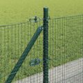 vidaXL Zvarené drôtené pletivo s betónovým základom 10 x 0,6 m Zelená