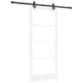 vidaXL Posuvné dvere ORKDAL 93 x 211 cm Biela a čierna