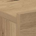 vidaXL Plávajúci nočný stolík Artisan Dub 40x32x15 cm Drevo