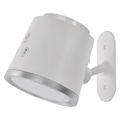 LED stolná lampa ABBIE, dobíjacia, biela