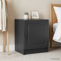 vidaXL Nočný stolík 2 ks Čierna 43 x 34,5 x 47 cm Kompozitné drevo