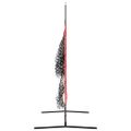 vidaXL Sieť na tréning bejzbalu Čierna 214,5 x 89,5 x 181 cm Polyester